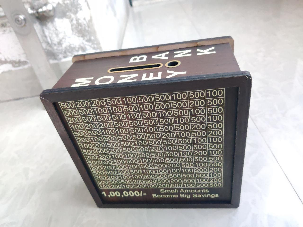 🪙💰 Wooden Savings Challenge Piggy Bank – Make Saving Fun & Rewarding! 🎯🎉