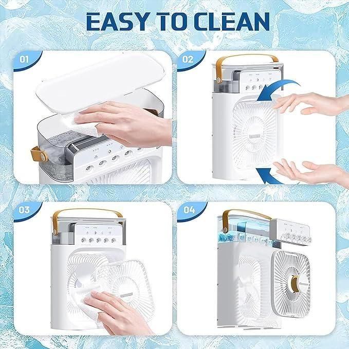 ❄️ Multifunction Water Spray Mist Fan – Stay Cool Anywhere, Anytime! ❄️