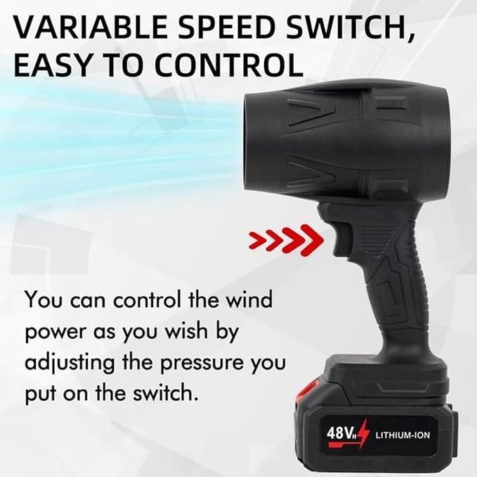 💨 Cordless Turbo Jet Blower – Power in Your Hands! ⚡