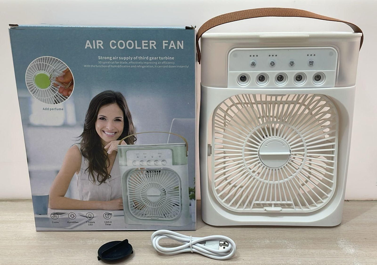 ❄️ Multifunction Water Spray Mist Fan – Stay Cool Anywhere, Anytime! ❄️