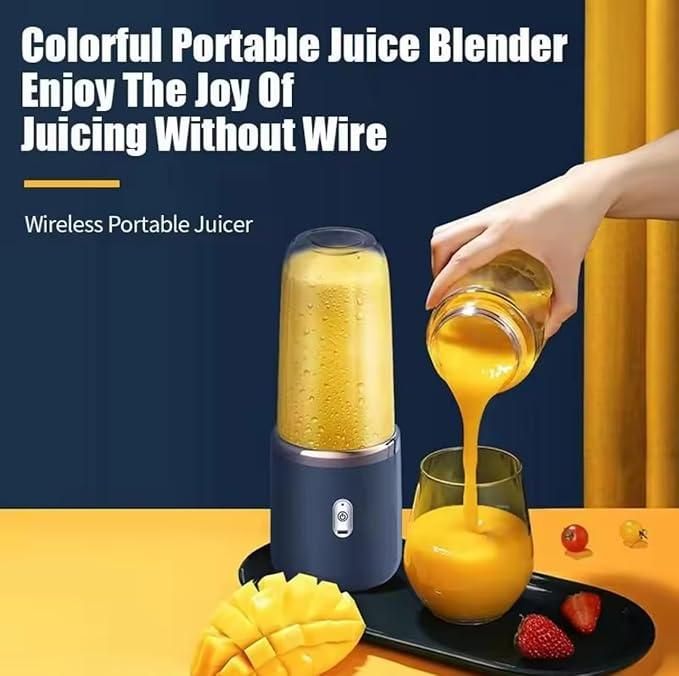🍹 Small Portable Juicer – Blend Fresh, Live Fresh! 🌿💪